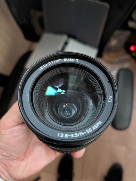 Aparat foto digital Panasonic Lumix DMC-L1K + Leica ELMARIT 14-50/f2.8