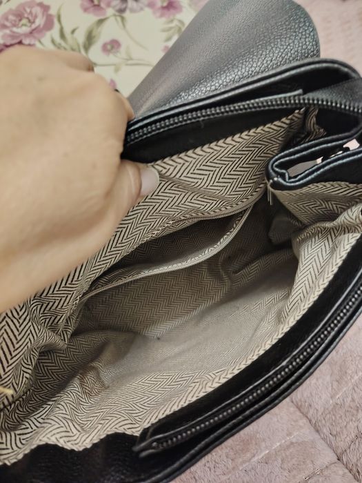 Ghiozdan dama Verde maslina si ghiozdan negru