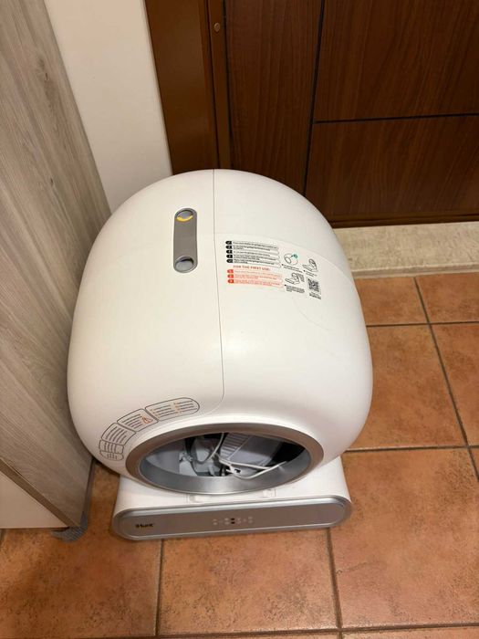 Автоматична тоалетна iHunt Cat Smart Litter V2 за котки, UV стерилизация, самопочистване, сензорен дисплей, безшумен, 9L