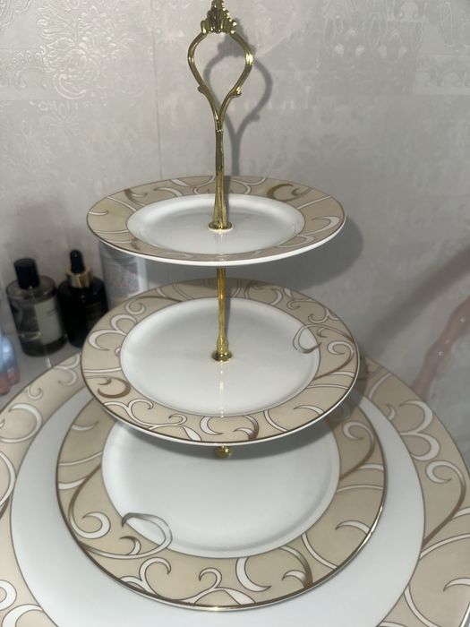 Этажерки , 3-уровневые блюдце
