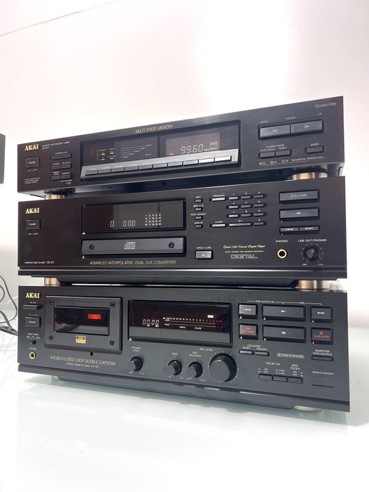 Deck Akai DX-57 3Head, CD-Player Akai CD-57, Tuner Akai-AT-57