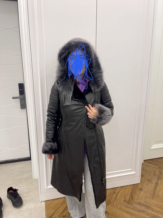 Продам кожанную дубленку