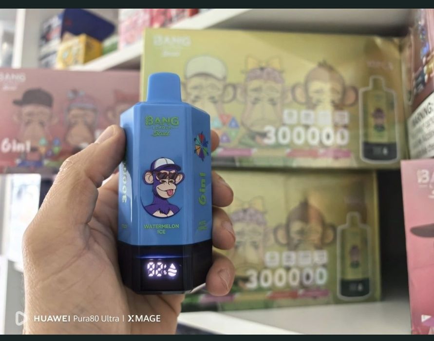 Oferta Vape 300.000 Puffs 6 Arome Reincarcabil Display Abur Mult