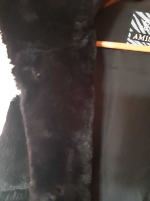 Дамски елек New Yorker, от  пухкав материал и кожа