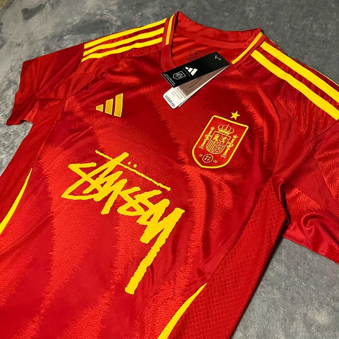 Adidas x Spain x Stüssy Football Kit – Red – Size M