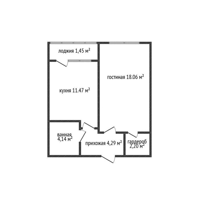 Продажа 1-комнатной квартиры гашека 5