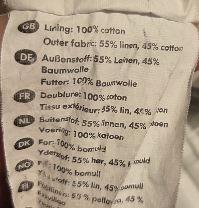 Завеси IKEA блекаут 240×760 лен/памук