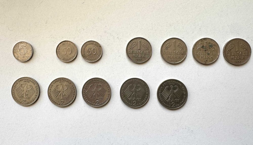 Lot peste 120 monede vechi - Germania, România, Ungaria, URSS, Italia