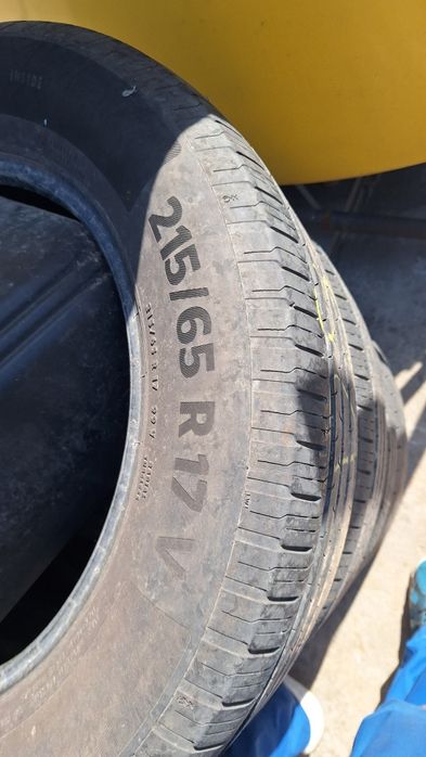 Set 4 anvelope Continental si Hankook 215 65 R17 vara dot 2024 si 2021