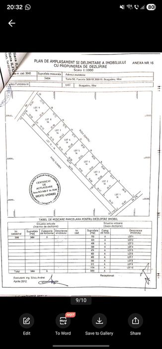 Loturi teren Bragadiru constructie case P+2 sau depozit