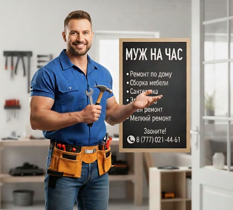 муж на час, помогу с делами по дому