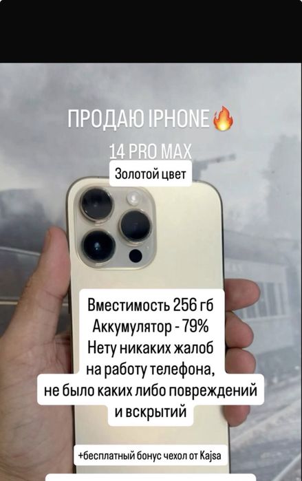 Iphone 14 Pro Max(золотистый)