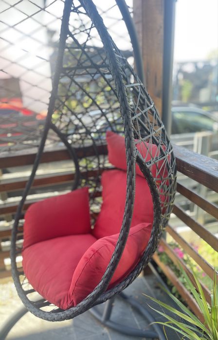 Fotoliu suspendat, 1 persoana, structura metal