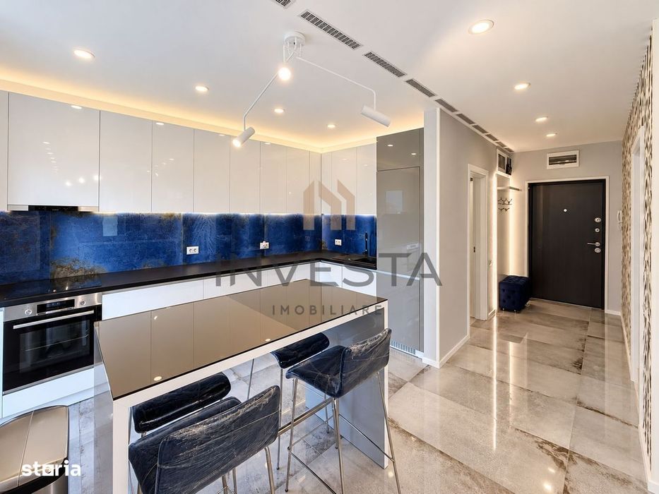 Apartament 2 camere ultrafinisat cu 2 parcari subterane, Buna Ziua