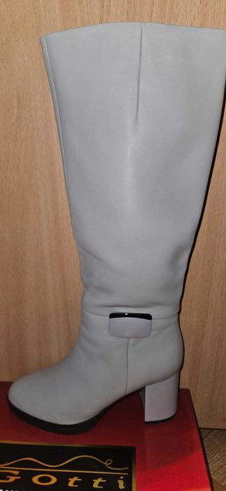 Серые Сапоги женские