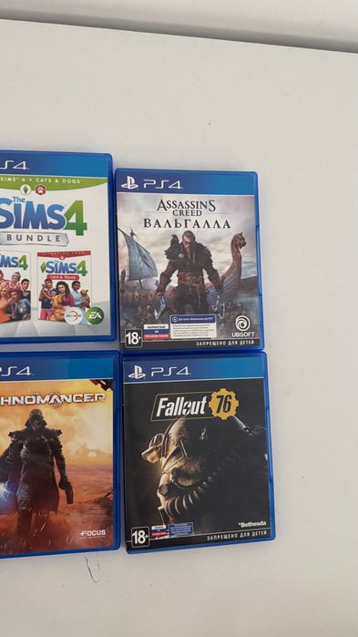 Продам оригинальные диски PS4 — разные игры