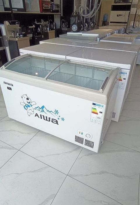 Морозильник Aiwa оптом склад сундук и стекло Marazilka muzlatgich
