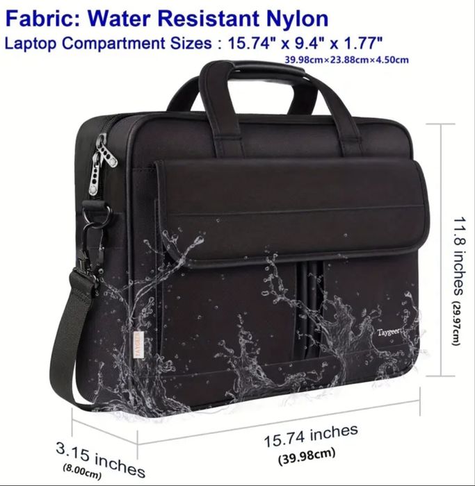 Мъжка бизнес чанта /Луксозно, месинджър офис куфарче за лаптоп 15.6”!