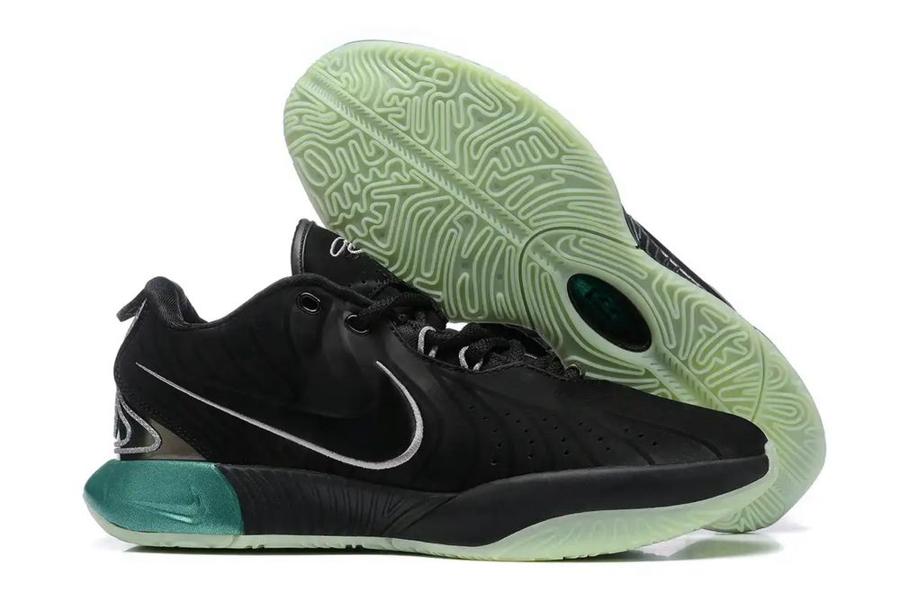 Мъжки маратонки Nike LeBron 21 “Tahitian” Black/Iron Grey/Oil Green