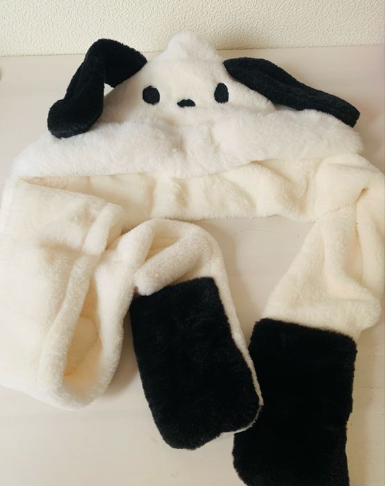 Шапочка с изображением щенка