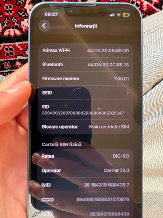Iphone 13 baterie 100%