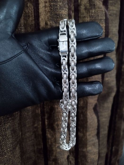 Цепь серебренная вес 223 грамм