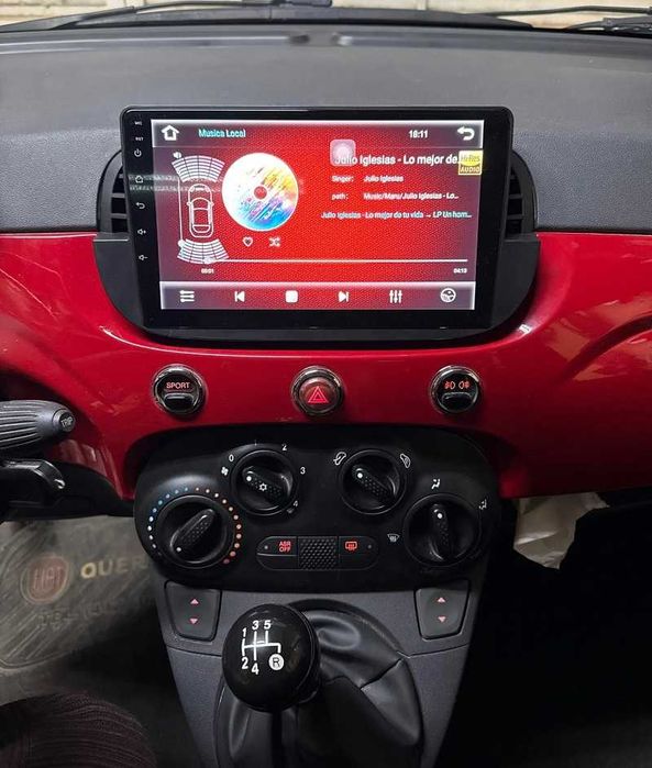 Fiat 500 мултимедия Android GPS навигация