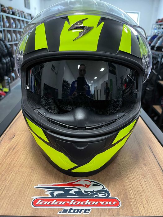 Мото каска за мотор SCORPION EXO 500 FUERA,вградени очила M 57-58см