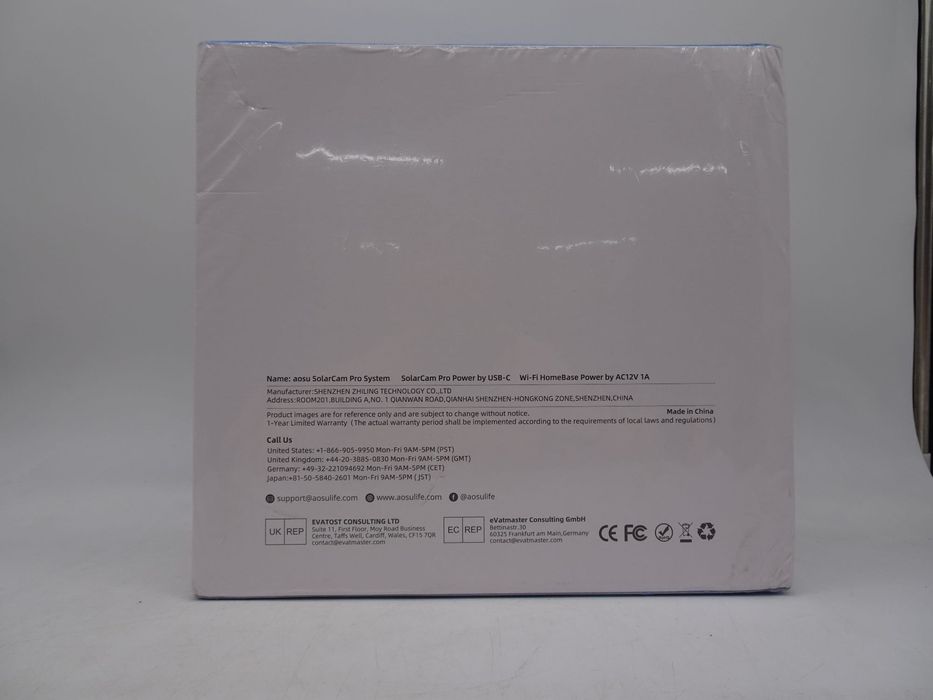 Kit de supraveghere AOSU SolarCam Pro, Incarcare Solara, 2K Camera