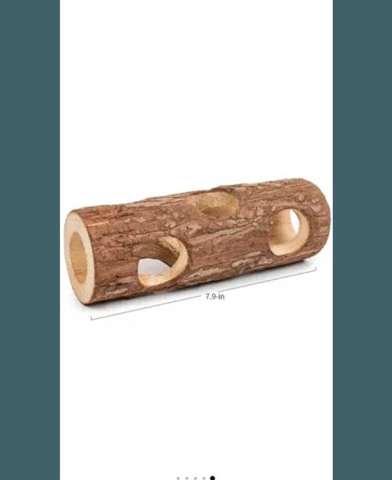 Hamsteri pitici +- Accesorii-Tunel mare si unul mic din lemn special