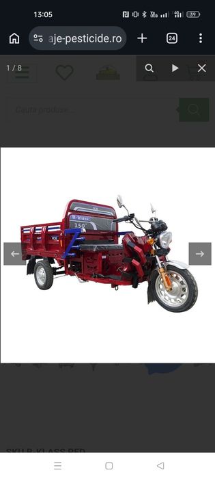 Triciclu benzina RDB B-KLASS RED,