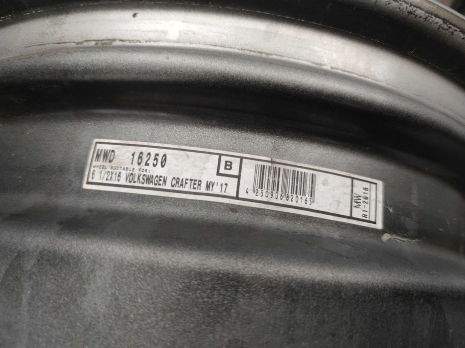 Железни Джанти 16 - Volkswagen Crafter (2017-)