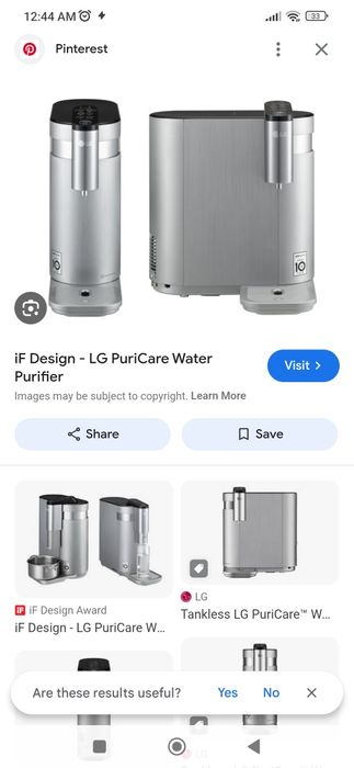 Фильтр для воды с разными режимами от компании LG