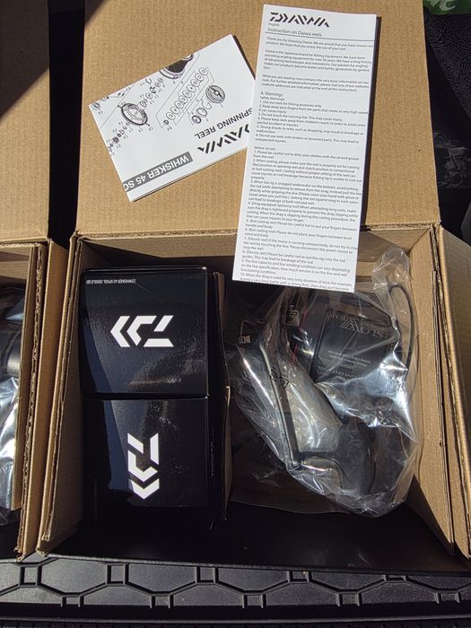 Mulineta Daiwa Whisker 45SCW 5000LD QD X 2 + Mulineta Shimano Ultegra Spod XTE