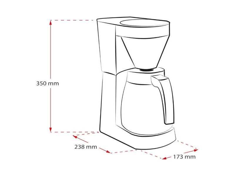 Кафемашина за Шварц Кафе Melitta Easy Therm II 1023-06, 1050 W