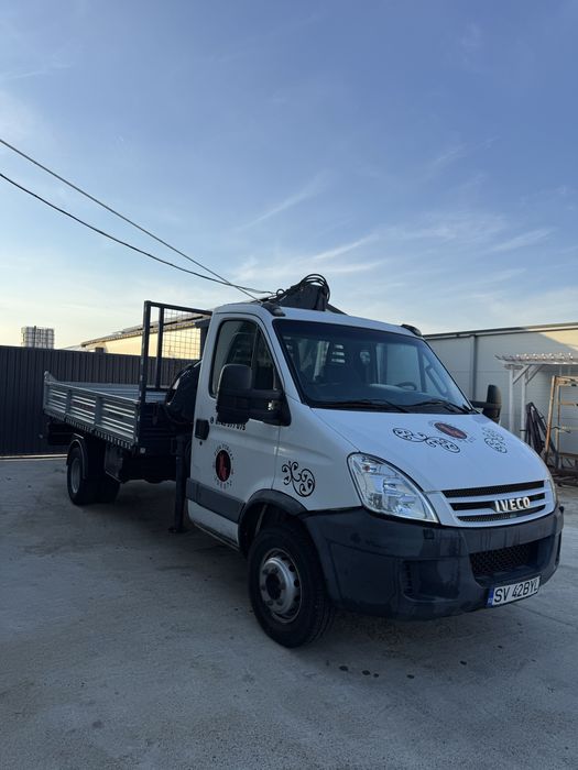 Iveco Daily 65C15 3.0 / 150 CP / MACARA / BENĂ 3 PĂRȚI / 2008