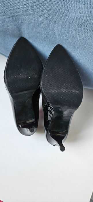 Pantofi, ghete, cizme ScarpaMore, toc 10 cm, nr.39, piele interior-ext