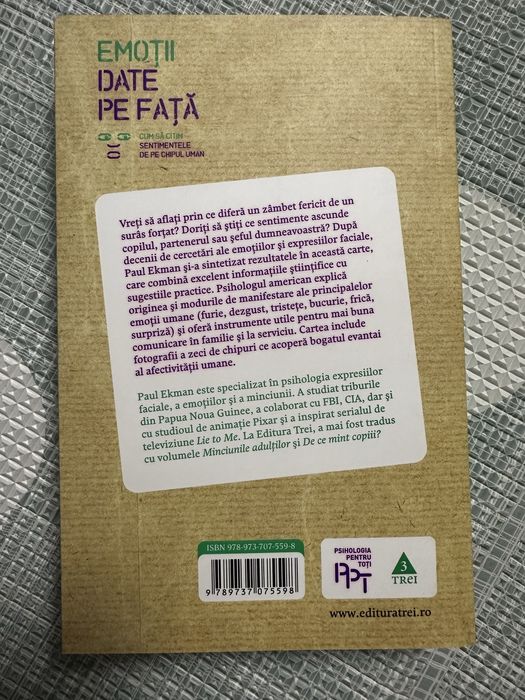 Emotii date pe fata Carte