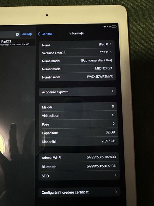 iPad generatia a 6 a (2018)