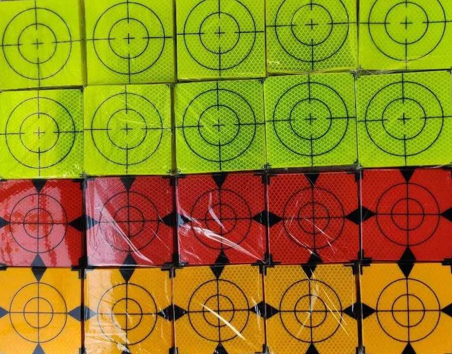 Геодезическая марка 100×100мм – отражающая пленка точная