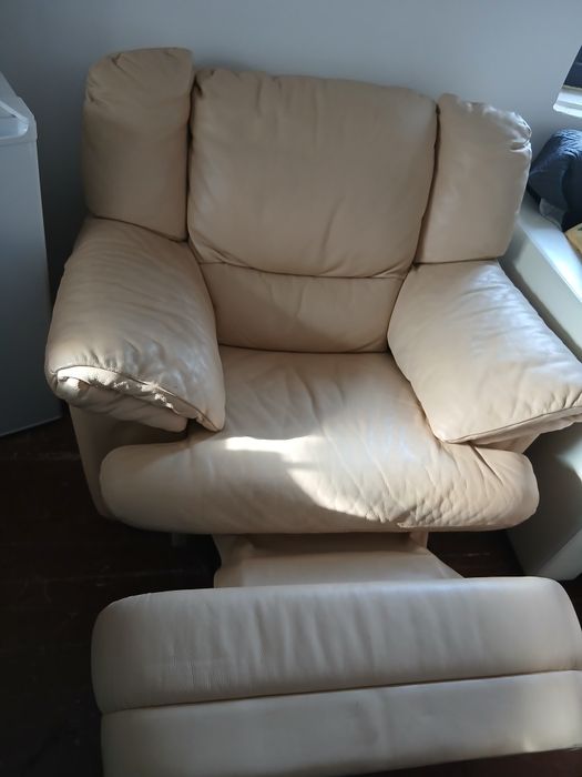 Fotoliu piele naturala impecabil