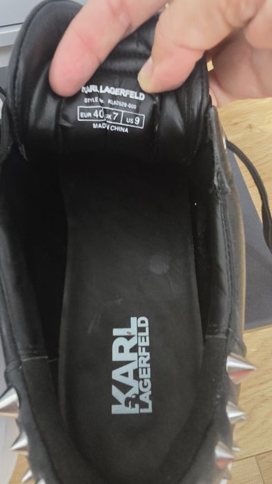 Trainers unisex Karl Lagerfeld,ca noi,nr 40,cutie,saculeti.