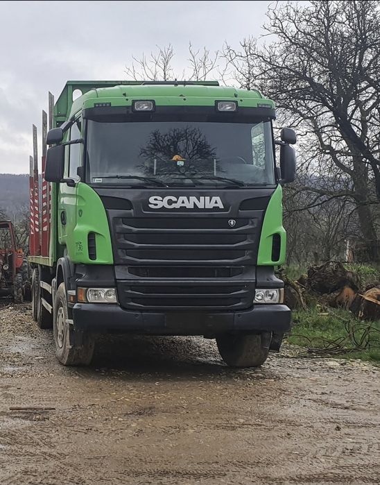 Scania G420 transport lemn