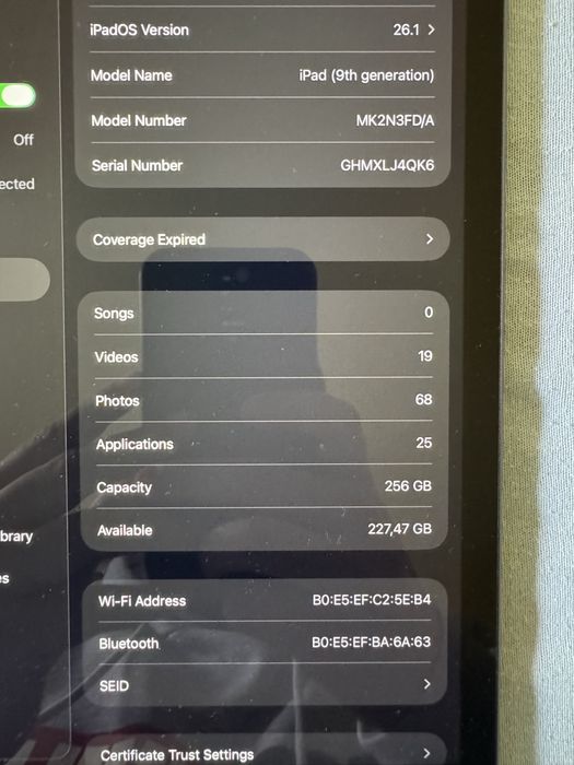 Ipad 9 256gb ca nou