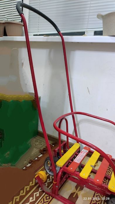 Санки на колесах