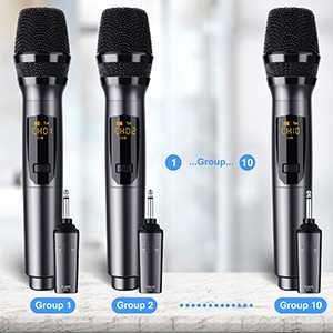 Професионални микрофони LEKATO K380S 2.4G безжичен комплект