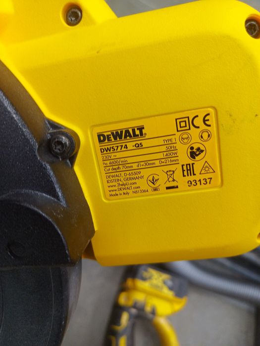 Circular Dewalt Dws774 Qs