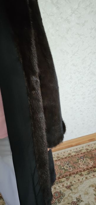 Шуба норковая с беретом