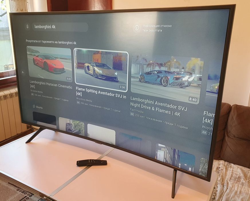 Телевизор Samsung - Извит - 55 ИНЧА - Smart - 4K - Ultra HD !