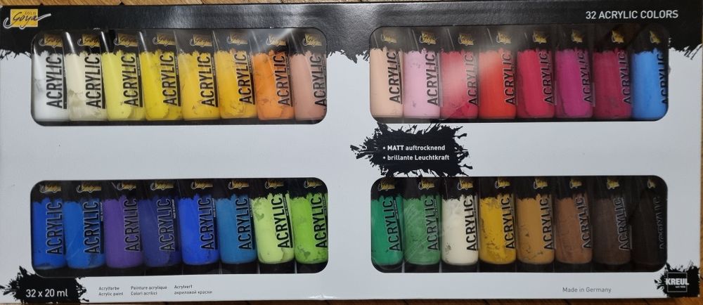 Culori acrilice Solo Goya,set 32x20ml